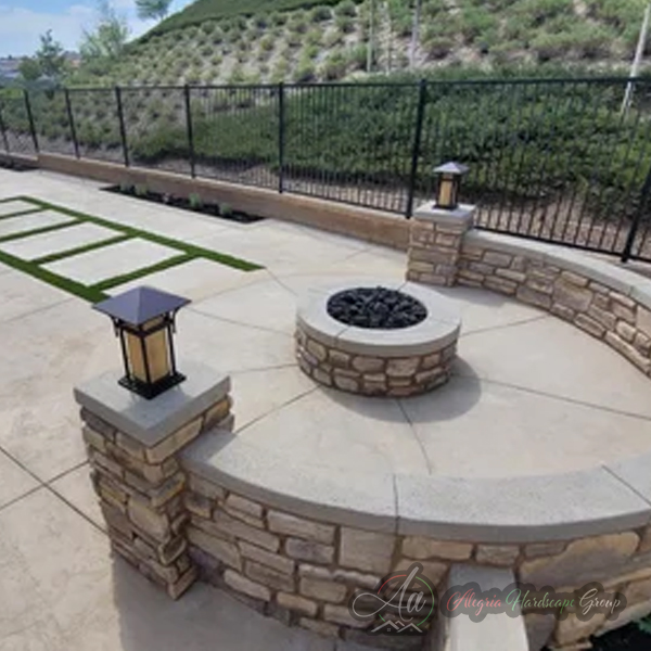 Outdoor living project by Alegria Hardscape Group