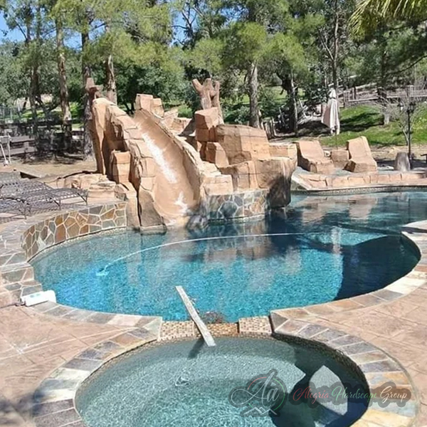 Patio and outdoor living design by Alegria Hardscape Group