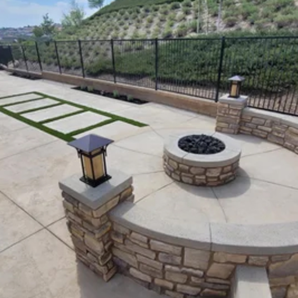 Custom concrete installation in Inland Empire