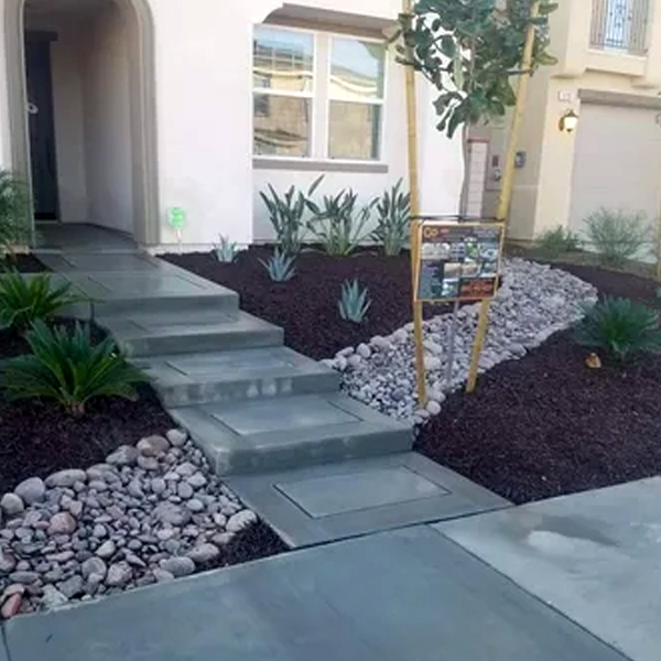 Custom driveway hardscape installation in Inland Empire