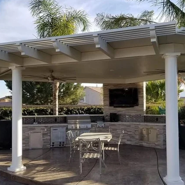 Custom paver hardscape installation in Inland Empire