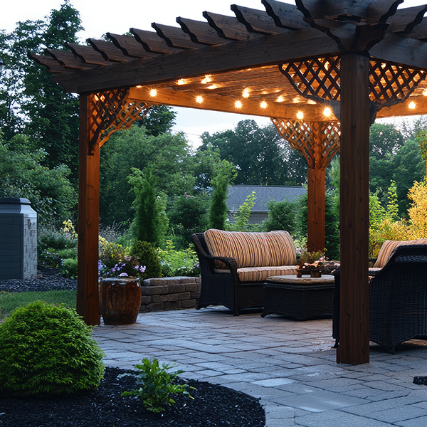 Custom paver hardscape installation in Inland Empire